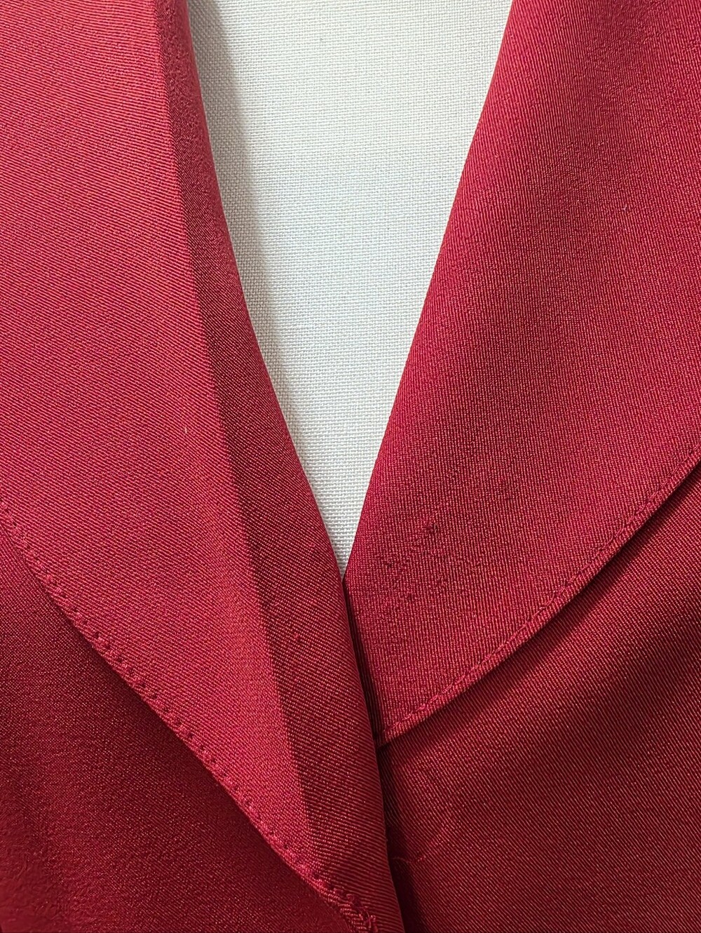 NYP Suits Red 2-Piece Skirt Suit Size 12 Pleated Skirt Career Church Formal - Picture 7 of 11